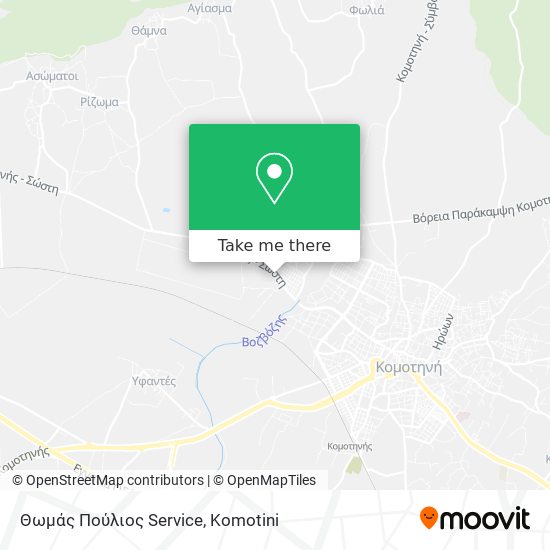 Θωμάς Πούλιος Service map