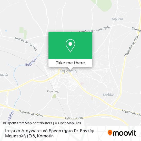 Ιατρικό Διαγνωστικό Εργαστήριο Dr. Ερντέμ Μεμεταλή map