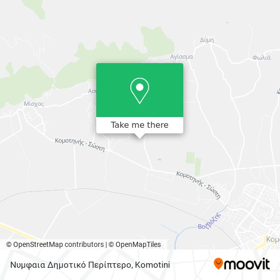 Νυμφαια Δημοτικό Περίπτερο map