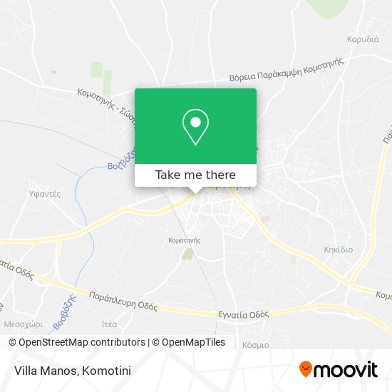 Villa Manos map