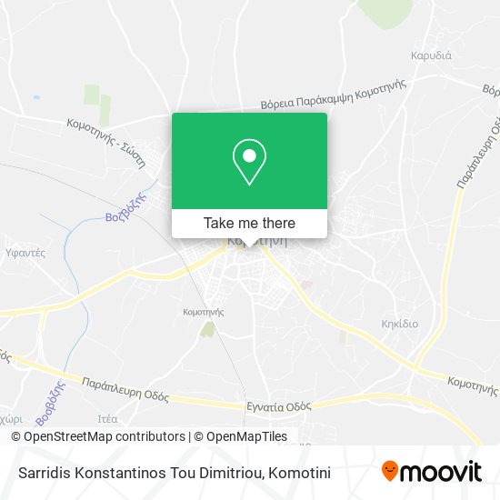 Sarridis Konstantinos Tou Dimitriou map