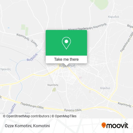 Ozze Komotini map