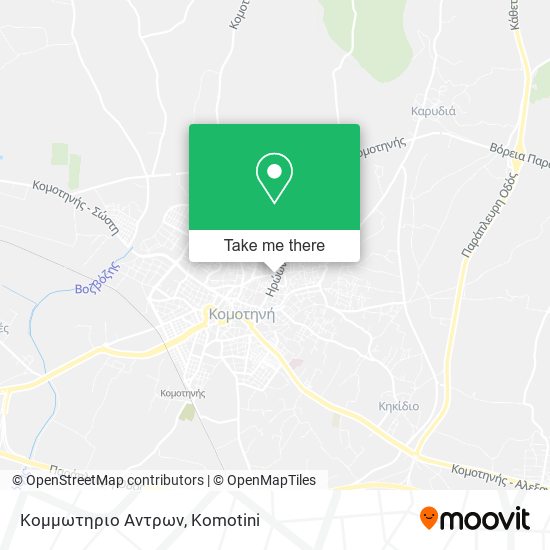 Κομμωτηριο Αντρων map