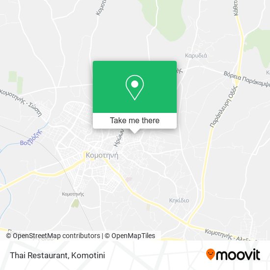 Thai Restaurant map