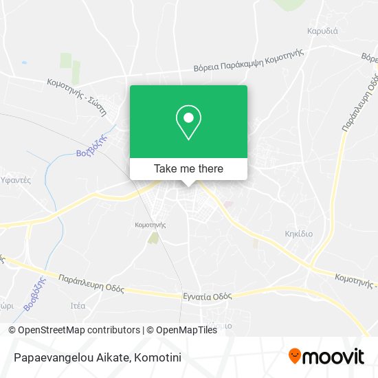 Papaevangelou Aikate map