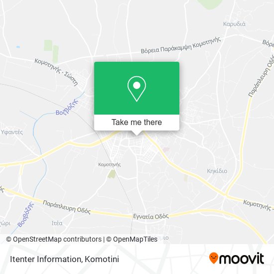 Itenter Information map