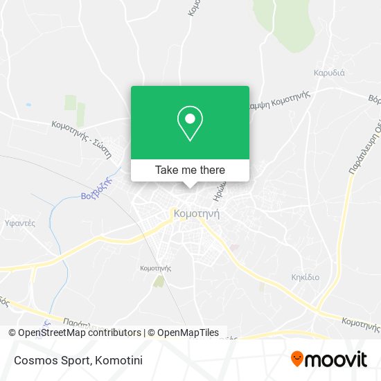 Cosmos Sport map