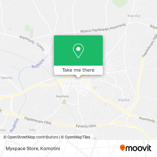 Myspace Store map