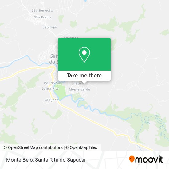 Mapa Monte Belo