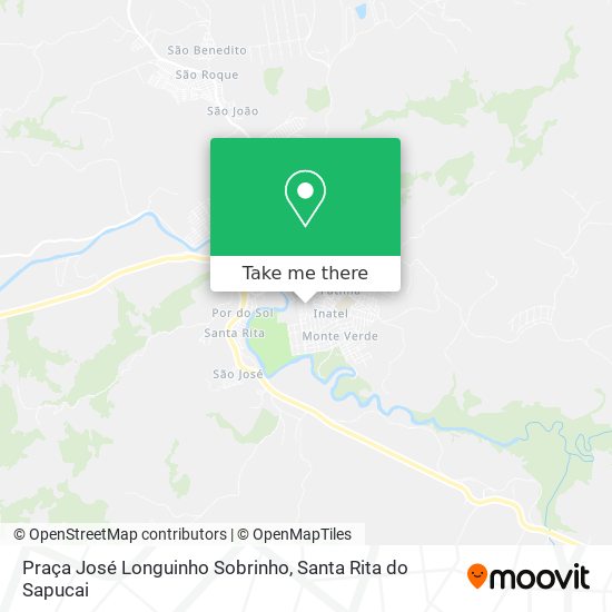 Mapa Praça José Longuinho Sobrinho