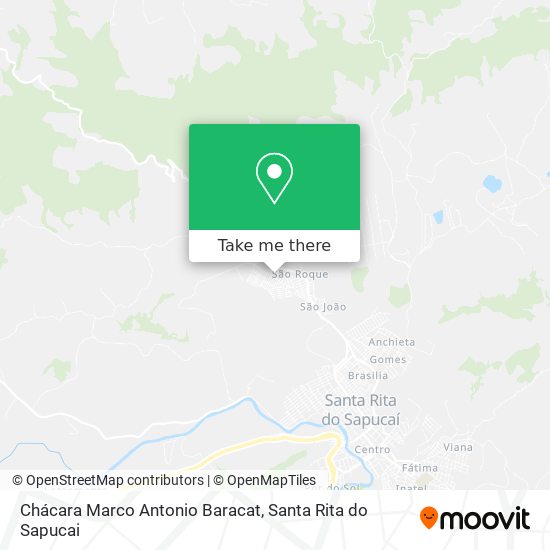 Chácara Marco Antonio Baracat map