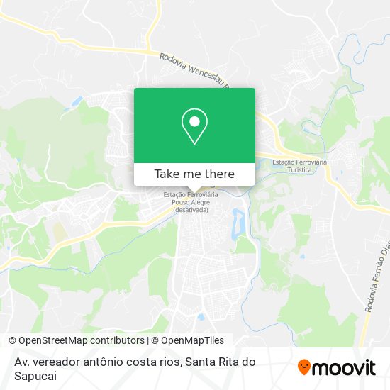 Av. vereador antônio costa rios map