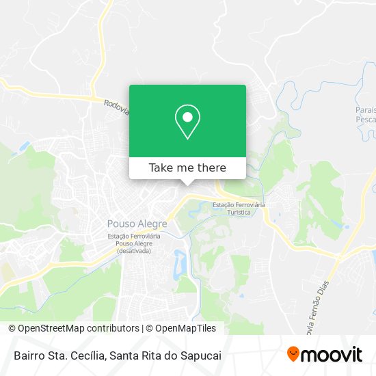 Bairro Sta. Cecília map