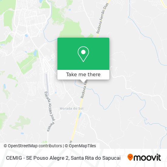 CEMIG - SE Pouso Alegre 2 map