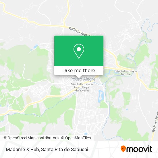 Madame X Pub map
