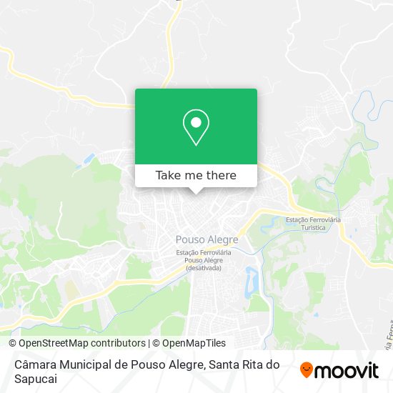 Câmara Municipal de Pouso Alegre map