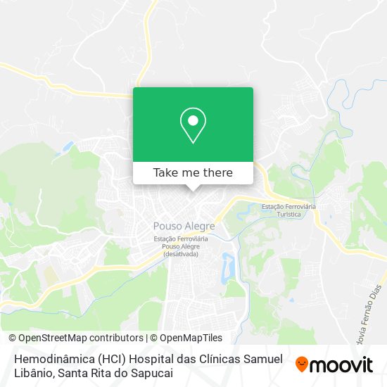Hemodinâmica  (HCI) Hospital das Clínicas Samuel Libânio map