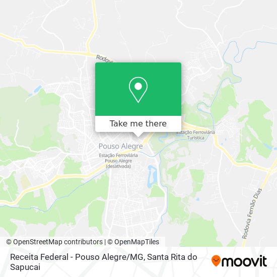 Receita Federal - Pouso Alegre / MG map