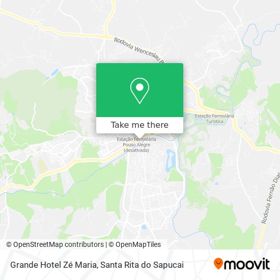 Grande Hotel Zé Maria map