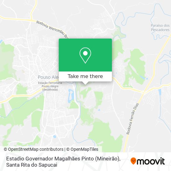 Estadio Governador Magalhães Pinto (Mineirão) map