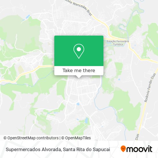 Supermercados Alvorada map