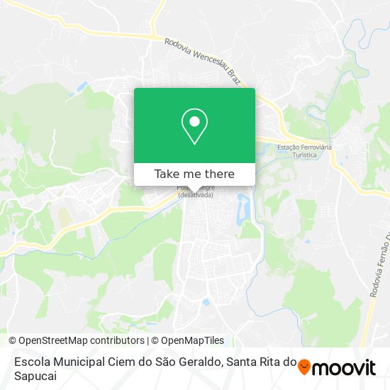 Mapa Escola Municipal Ciem do São Geraldo