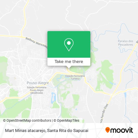 Mart Minas atacarejo map