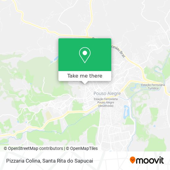 Pizzaria Colina map
