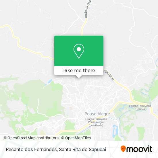 Recanto dos Fernandes map