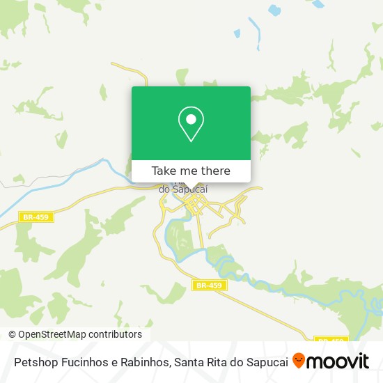 Mapa Petshop Fucinhos e Rabinhos