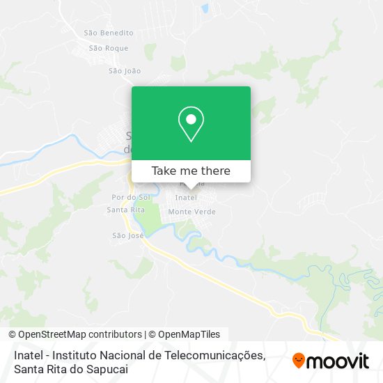 Mapa Inatel - Instituto Nacional de Telecomunicações