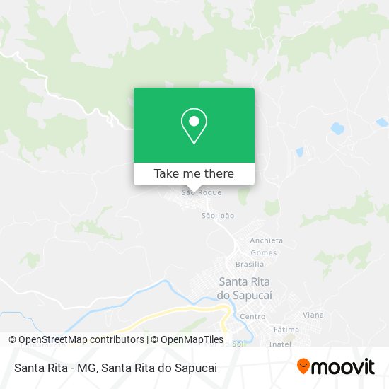 Santa Rita - MG map