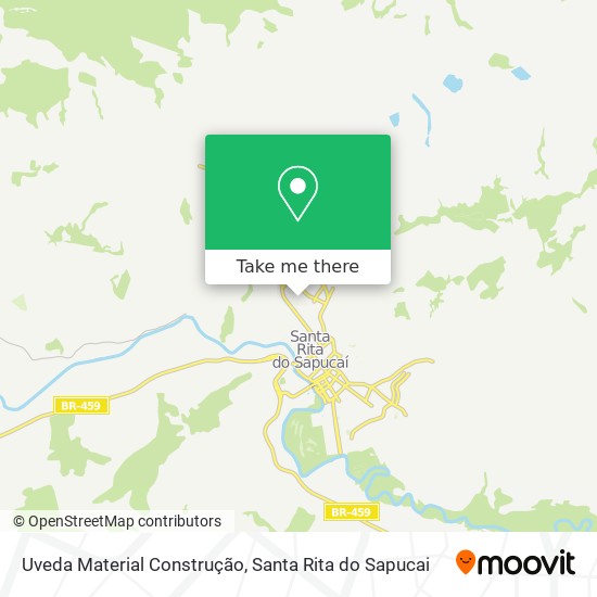 Uveda Material Construção map