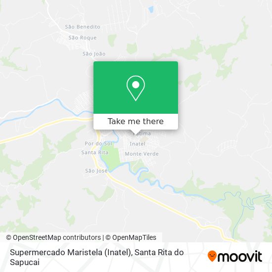 Mapa Supermercado Maristela (Inatel)