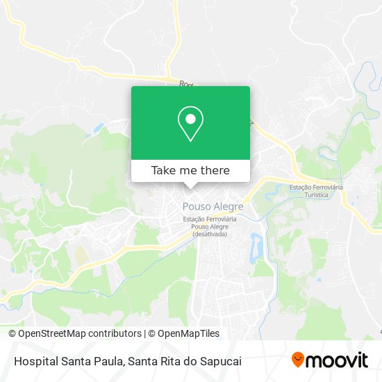 Hospital Santa Paula map