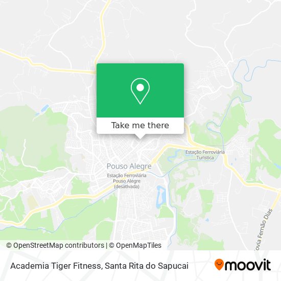 Academia Tiger Fitness map