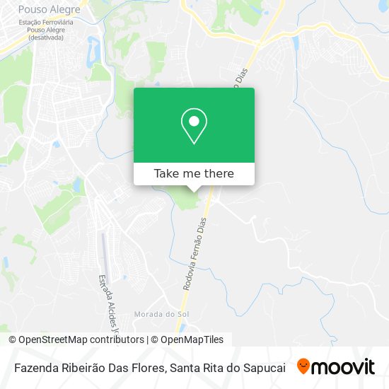Fazenda Ribeirão Das Flores map