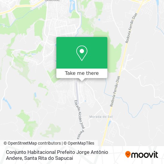 Conjunto Habitacional Prefeito Jorge Antônio Andere map