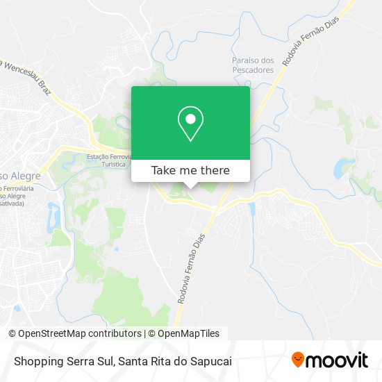 Shopping Serra Sul map