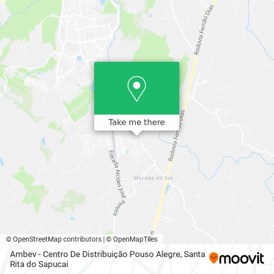 Ambev - Centro De Distribuição Pouso Alegre map