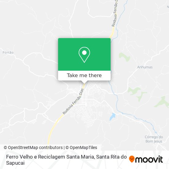 Ferro Velho e Reciclagem Santa Maria map