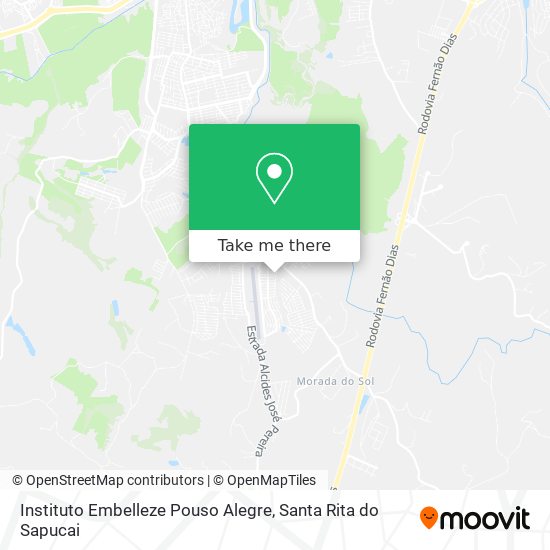 Instituto Embelleze Pouso Alegre map