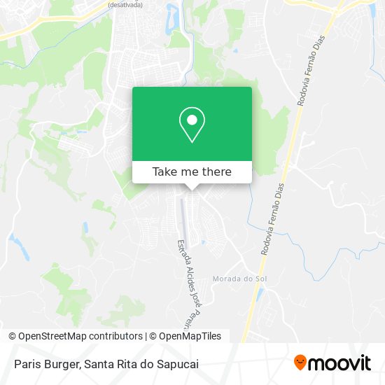 Paris Burger map