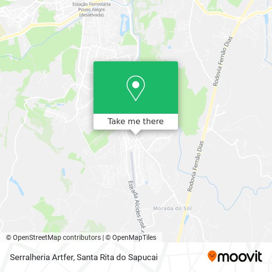 Serralheria Artfer map