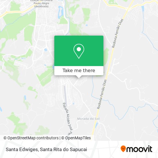 Santa Edwiges map