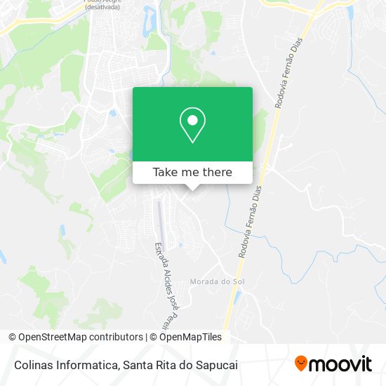Colinas Informatica map