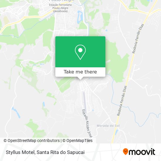 Mapa Styllus Motel