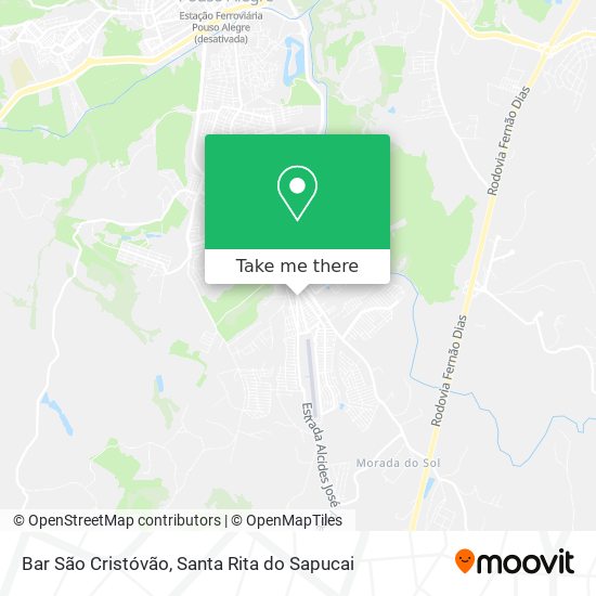 Bar São Cristóvão map