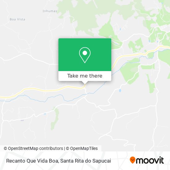 Recanto Que Vida Boa map