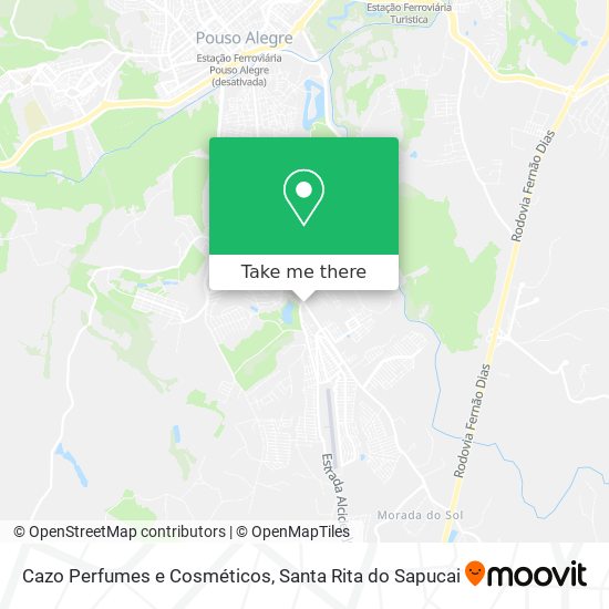 Cazo Perfumes e Cosméticos map